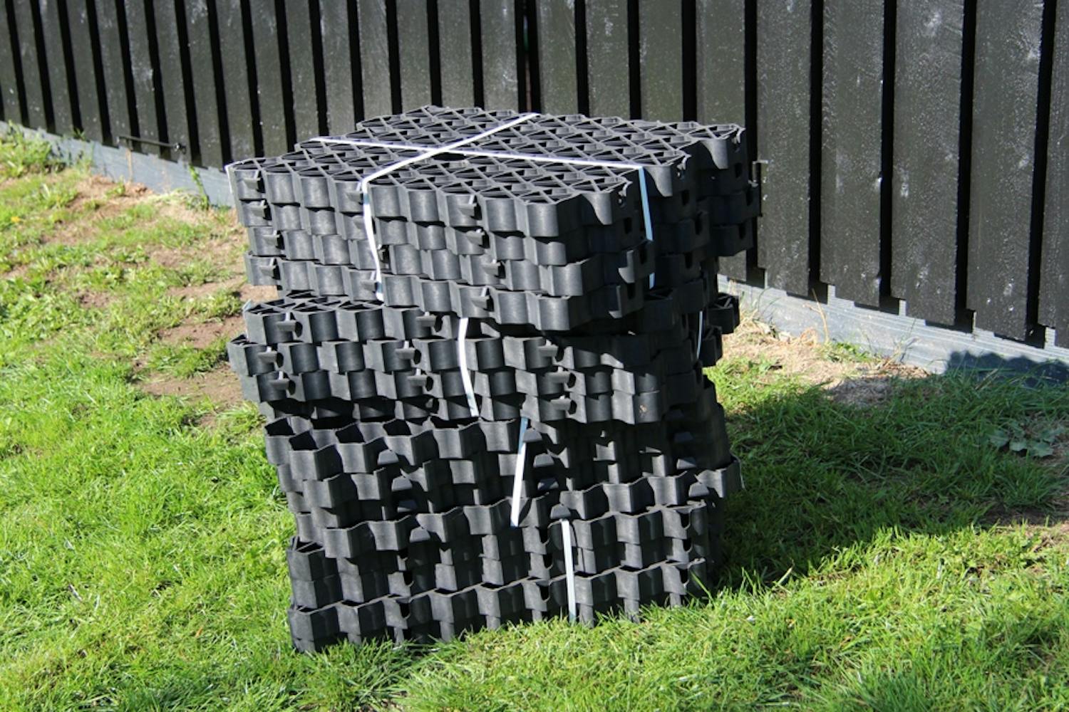 Gräsarmering i plast Gräsarmering